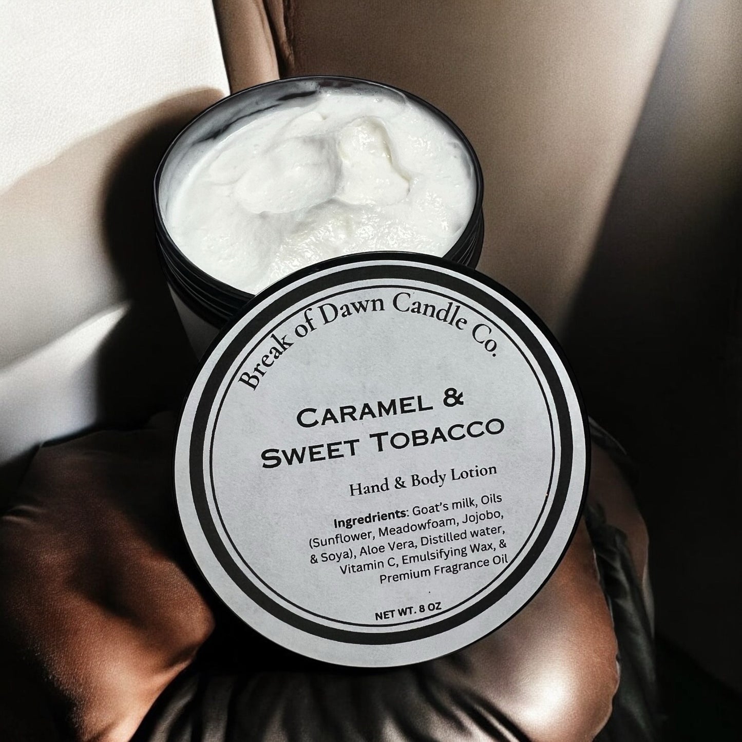 Caramel & Sweet Tobacco Hand and Body Lotion