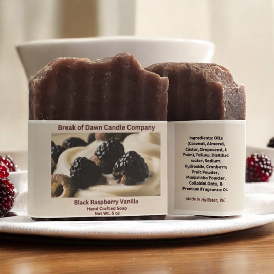 Black Raspberry Vanilla Bar Soap