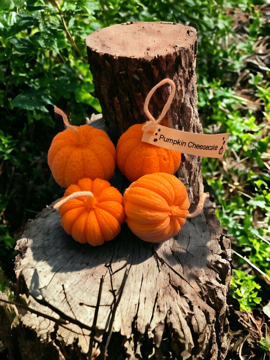 Mini Pumpkin Cheesecake Candles
